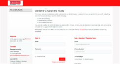 Desktop Screenshot of alexandriatoyota.myvehiclesite.com